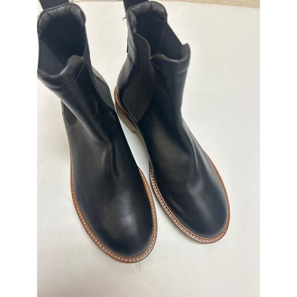 EVERLANE The Chelsea Boots Leather Black Size 8 $195 - Picture 5 of 8